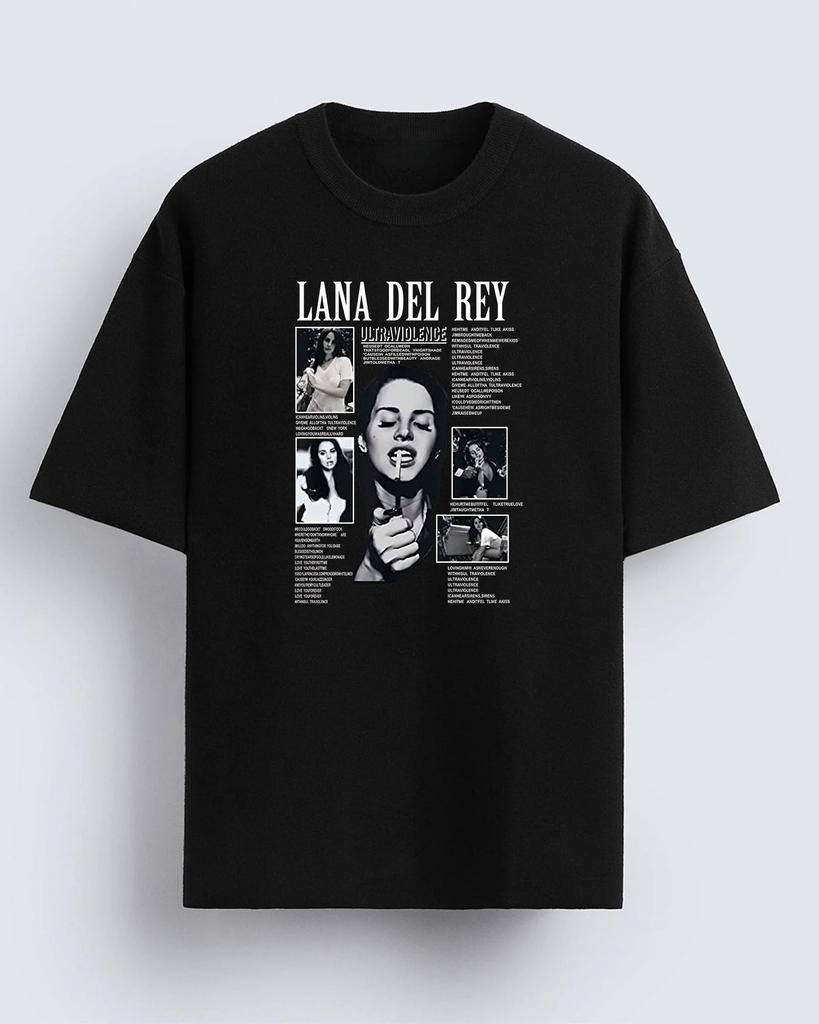 Lana Del Rey Graphic New Unisex TShirt Unisex ONeck 100 Cotton Short Sleeve Y2k Oversized Fashion Popular Vintage Tee Fans Gifts