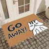 VIKAMA's Funny And Creative Floor Mat Plush Entry Carpet, Soft And Slip-Resistant Porch Path Carpet, Home Decoration