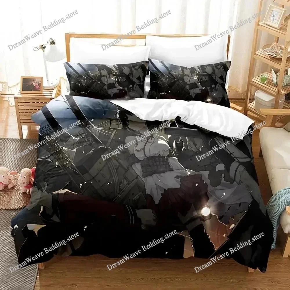 3D Printed Anime Kantai Collection Bedding Set Duvet Cover Bedroom Comforter Single Twin King _Size Quilt Cover Home Textiles963