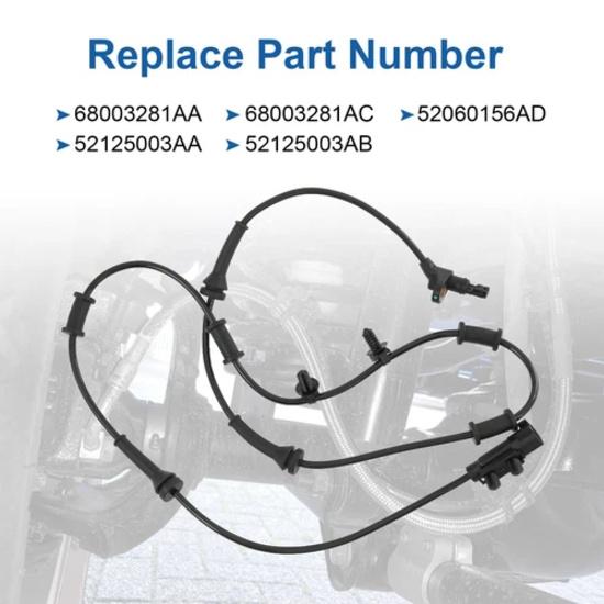 1PC 4PCS Front Rear Left Right ABS Wheel Speed Sensor for Jeep Wrangler 2007-17