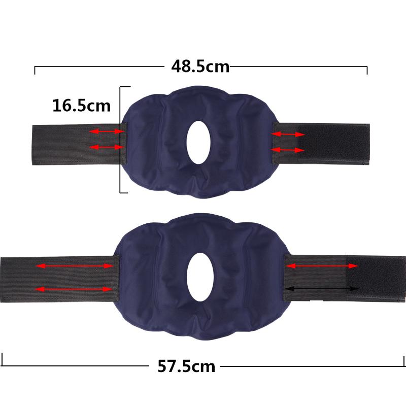 Reusable Cold Packs For Knee Nylon Gel Knee Ice Pack Wrap Adjustable Cold and Hot Compress Gel Pack Knee Health Care