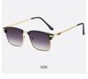 New European and American men's and women's retro sunglasses, square sunglasses men's glasses sunglasses