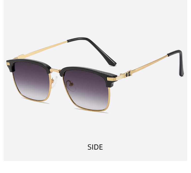 New European and American men's and women's retro sunglasses, square sunglasses men's glasses sunglasses