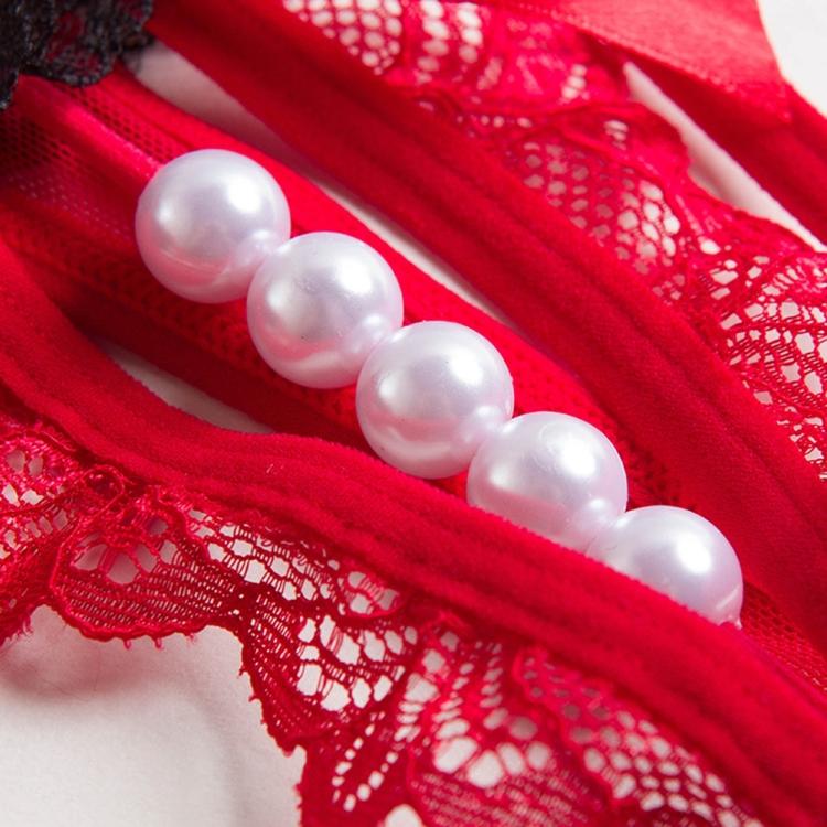 Lady Pierced Sexy Panties Temptation Lace Translucent T Underwear