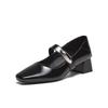 BASTO Women's Retro Square Heel Mary Jane Shoes B1135AQ5