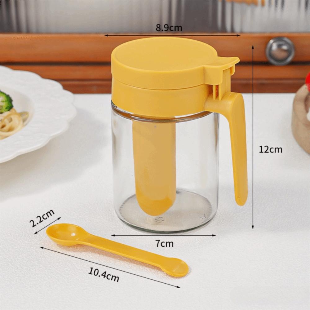Self Sealing Lid Spice Storage Container Kitchen Seasoning Jar Cooking Flavor Storage