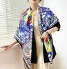 130cm War Horse Ladies Decoration Big Square Scarf Twill Silk Scarf Women Kerchief Scarves For Ladies Fashion Shawl Echarpe