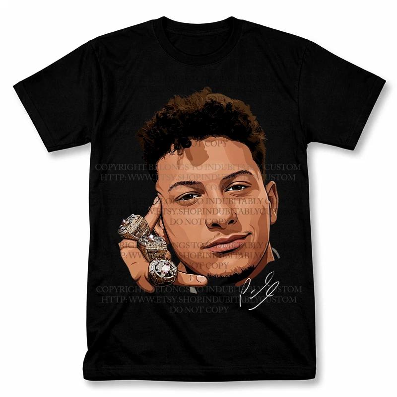 Patrick Mahomes Kansas City Chiefs Graphic T Shirt Vintage Football Fan Tee 4XL