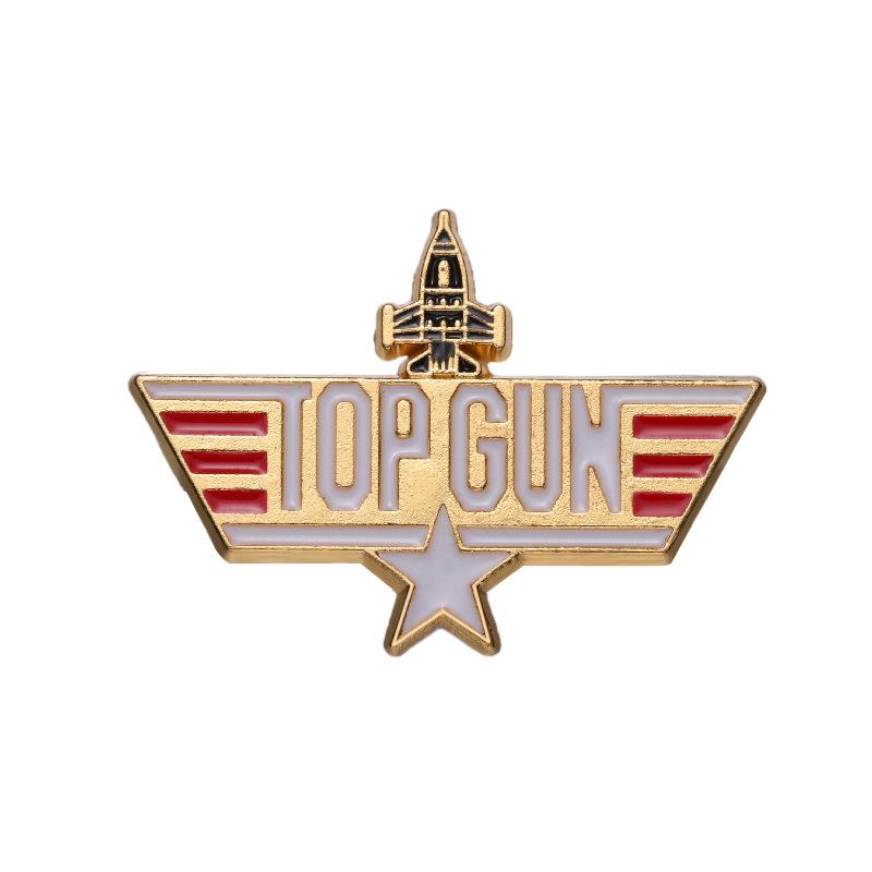 

Top Gun Maverick Enamel Pin Military Battleships Navy Fighter Weapons School Brooch Lapel Badge Jewelry Gifts For Military Lover