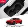 Smabee para Honda Prelude 6ª Generación BF1 2025-2026 Portavasos de Consola Central TPE Absorbente de Golpes Accesorios para Coche Negro