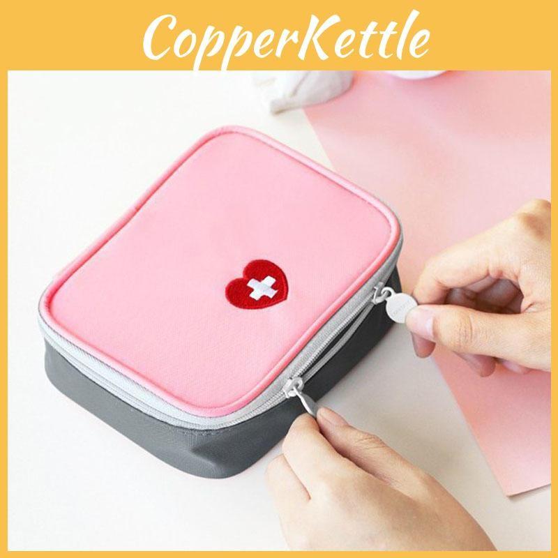 Square Mini Multi Functional Portable Pill Storage Bag For Family Use Travel