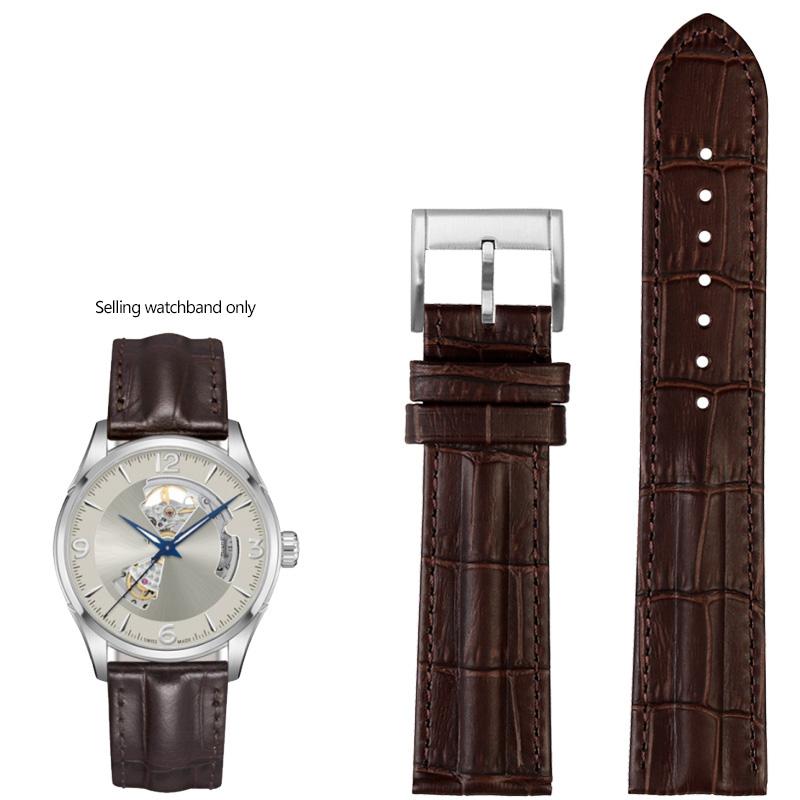 Echtes Leder Uhrenarmband Für Hamilton Khaki Field Jazz H70605731/H32705521 Herren Rindsleder Uhrenarmband Armband 20mm 22mm