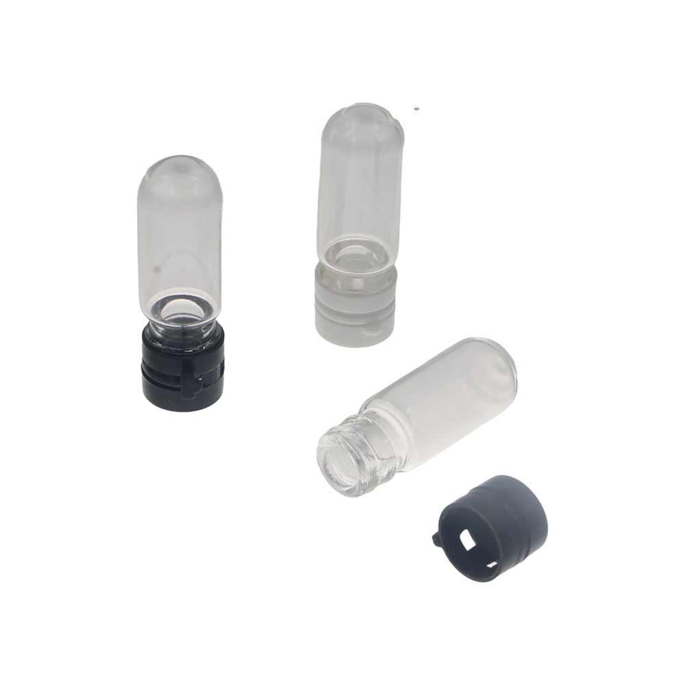Cap Essential Oil Bottle Round Bottom Bottle Mini Refillable Bottle Glass Test Tube Perfume Bottle