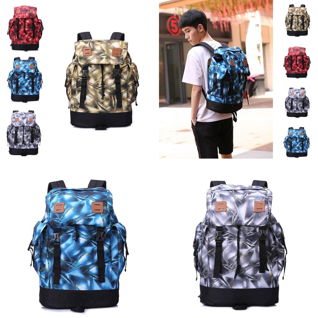 Outdoor Mens Backpack With Waterproof Oxford Fabric For Travel And Daily Use
