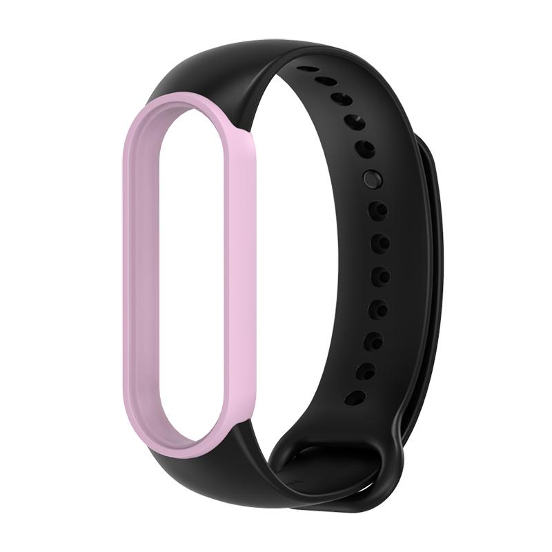 Mijobs Sport Strap for Mi Band 7 6 5 Silicone Wrist Bracelet Dual Colors Strap Wristband Smart Band For Xiaomi Miband 7 6 5