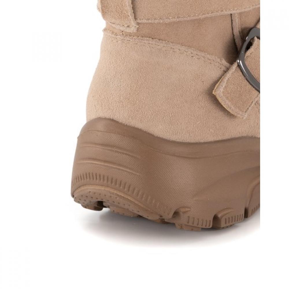 Tandy Women S Fur bootS Beige  G22407