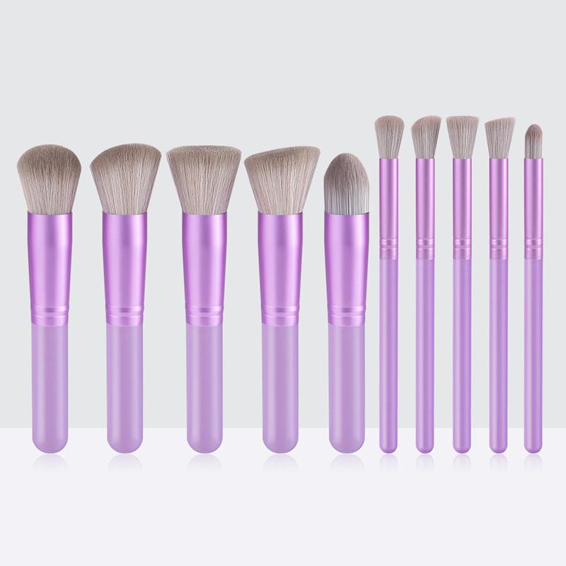 10PCs Minin Makeup Brush Set Cosmetict Makeup For Face Make Up Tools Women Beauty Professional Foundation Blush Eyeshadow beauty
