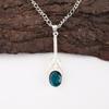 Apatite Handmade Silver Jewelry, 925 Sterling Silver Pendant, Handmade Beautiful Gemstone Jewelry, Apatite Pendant For Her