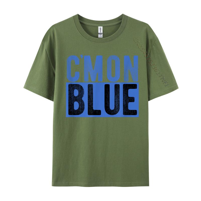 Cmon Come On Blue Umpire Baseball Fan Lover Classic Cotton Male Tops Shirts Comfortable T-Shirt Customized Tee-Shirt Fashion