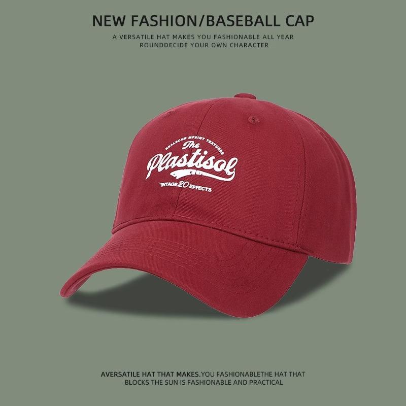 New Face showing Small Baseball Hat for Women with Deep Top Wide Brim Big Head Circumference Korean Version Sun Protection Outdoor Casual Baseball Cap