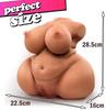 Fat Brown Sex Doll Male Masturbator Adult Sex Toy for Men Masturbation, Love Doll with Realistic Pocket Pussy Vagina & Anal Channels