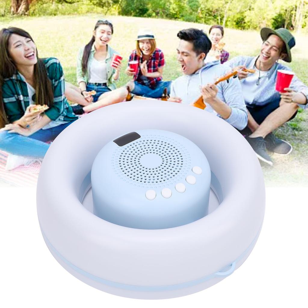 ing Pool Speaker with RGB Lights Temperature Display IP65 Water Resistant Portable Wireless Shower Speaker for Pool Party Outdoors