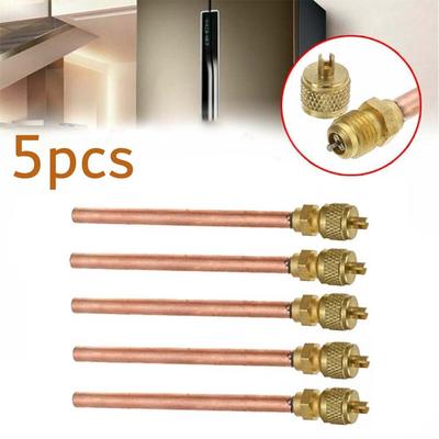 3.4 Mpa Maintenance Valve 5Pcs Access Valves Air Conditioner Copper Tube