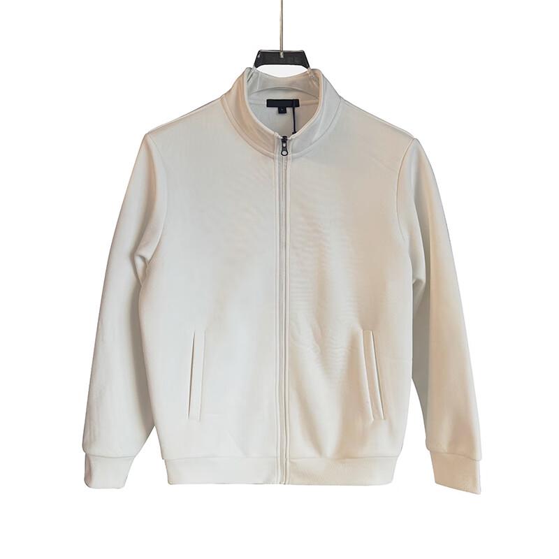 

Unisex Zipper Stand-Collar Cardigan Sweatshirt One Size