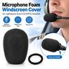 1pcs with Silicone Ring Mic Windscreen Cover for Lightspeed Zulu(1/2/3/PFX)