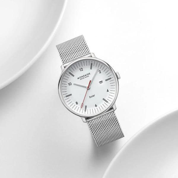 Mondaine DOPPIO Series Unisex Solar Wrist Watch MLE.41910.LBV MLE.41910.SM Gift Casual Business Sports Student
