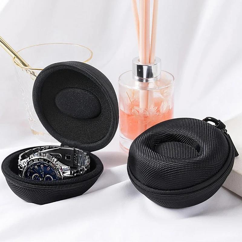 1Pc Travel Case Portable Storage Box For Single Watch Shock And Impact-resistant For Wristwatches Smart Watches 7