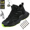Antistatic Men Boots Safety Shoes Steel Toe Shoes Men Puncture-Proof Work Sneakers Male Work Boots Indestructible Footwear