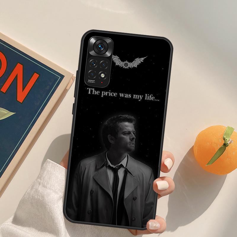 Supernatural Castiel Angel Case For Xiaomi Redmi Note 10 11 8 9 12 Pro Redmi Note 12S 11S 10S 9S 9C 10C 10A 12C Coque
