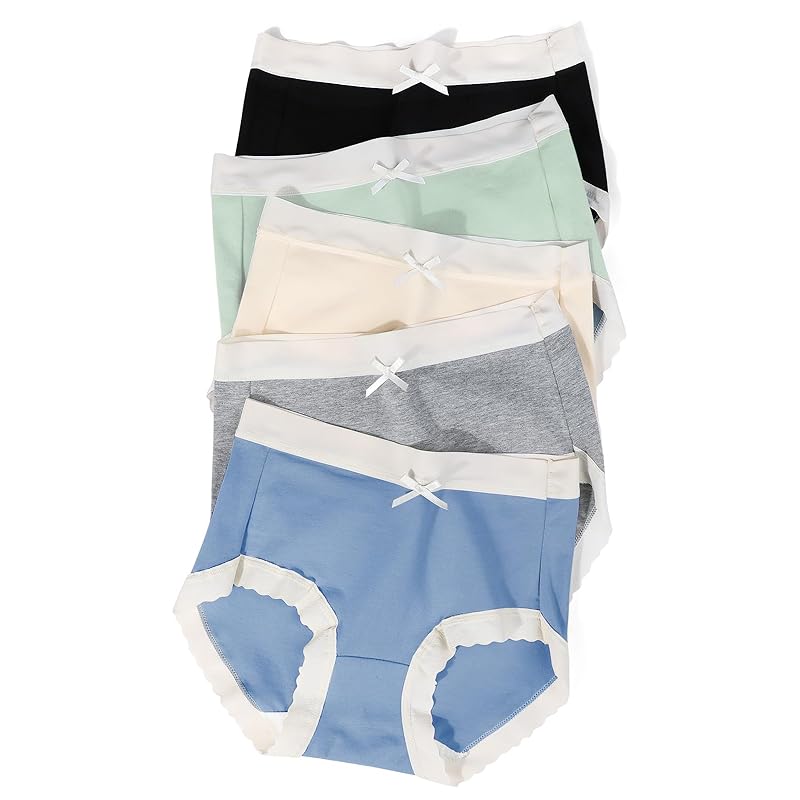 

[Bellislove] shorts ladies pants Deeper cotton underwear set woman bow knot cute Soft Sweat absorption ventilation Expansion and contraction Gentle