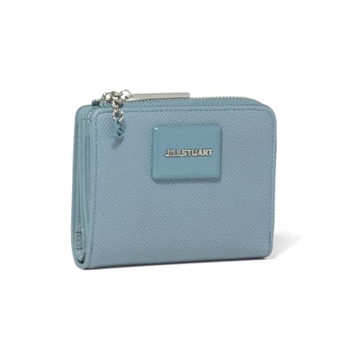 JILL STUART Women's Melty L-Shaped Zipper Wallet, Vivid Plate, Thin, JSLW4BS2, Sax
