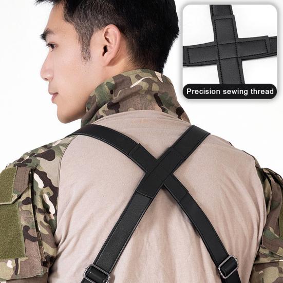 Faux Leather Armor Wallet Adjustable Underarm Shoulder Holster Chest Pouch Anti Pickpocket Wallet Phone Bag for Men Travel Camping Hiking