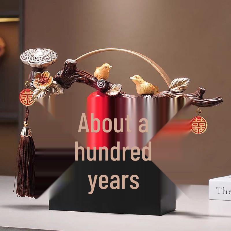 Double Happiness Honeymoon & Wedding Decor for Living Room or Bedroom