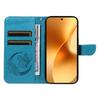 For Realme 15 Pro 5G/Realme 15 5G Case Butterfly Pattern PU Leather Folio Flip Phone Cover -  Blue