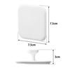 Yamazaki Magnetic Sanitary Silicone x x Tower Floating Bathroom Sink Cleaning 1842 Sponge, White, W7.5 D7.5 H3cm, Series, Storage, Tool,
