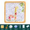 Heat-resistant Cup Mat Fruit/Animals Mosaic Coasters Handmade DIY Bamboo Mica Pad Creation Handicraft