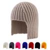 Hot Girl Wig Knitted Hat for Women, Autumn and Winter Warm Ear Protection Headwrap Hat, Fashionable Shopping Style Woolen Hat