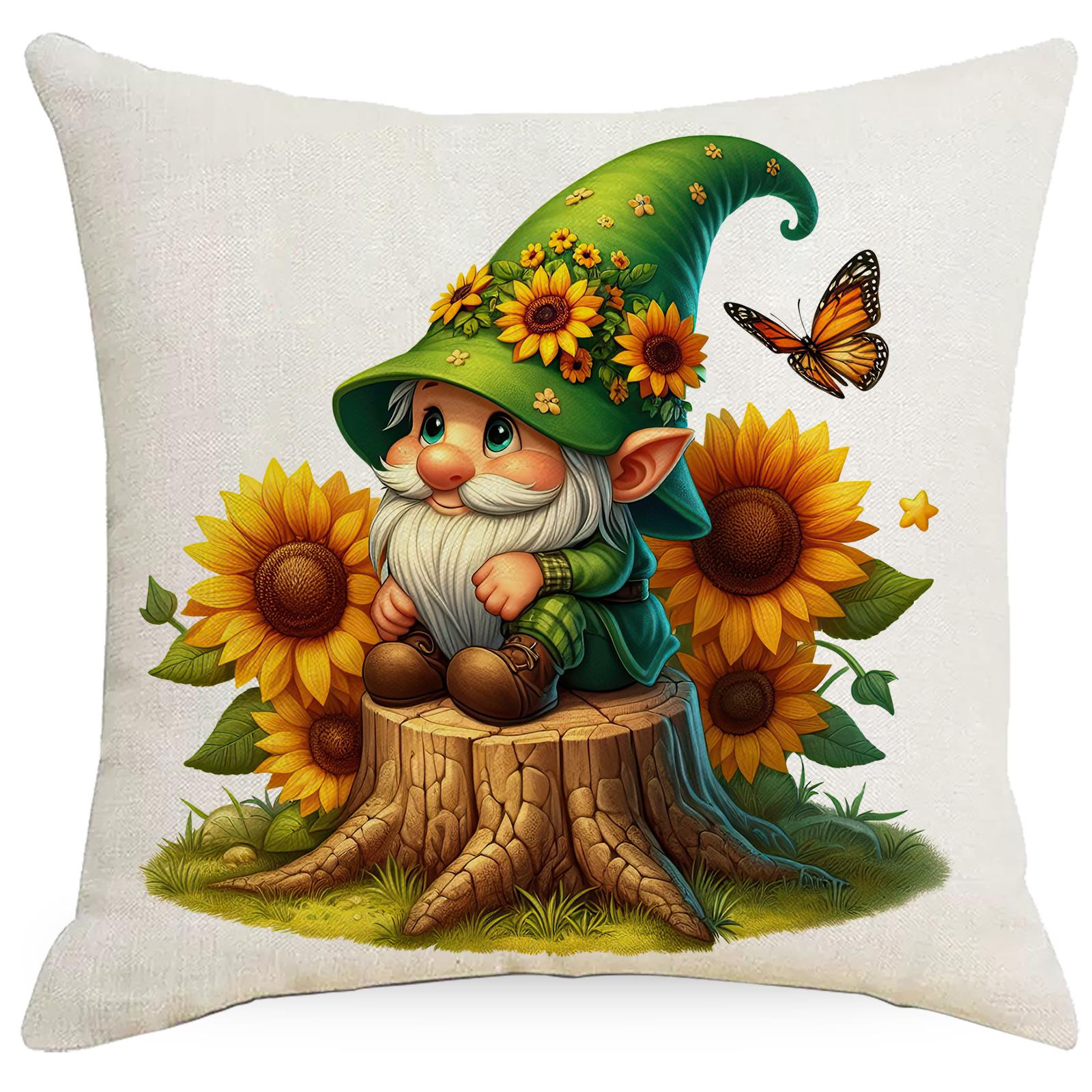 

Весенний цветок карликовые подушки маленькие свежие для дома гостиной дивана подушка наволочка украшение 45 * 45Cm