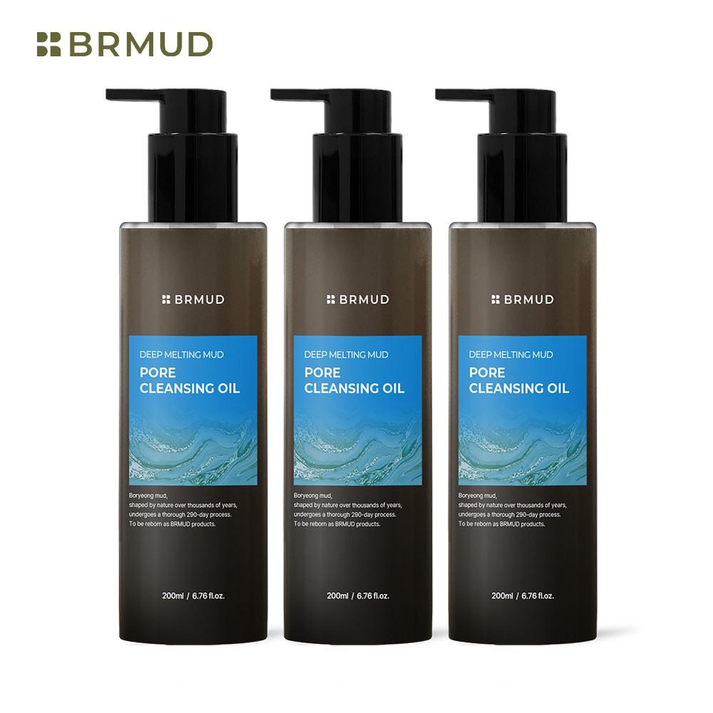 Deep Melting Mud Pore Cleansing Oil 200ml x 3