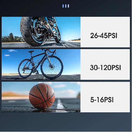 TWTOPSE Cycling Bike Mini Wireless Inflatable Pump Portable Bicycle Electric Vehicle Tire Inflator Smart Digital Display Pump