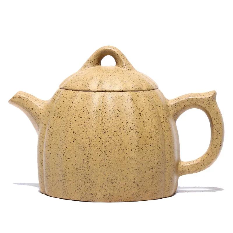 

250ML Premium Yixing Creative Handmade Mineral Sesame Segments Mud Filtration Purple Clay Teapot Zisha Tea Set Gift