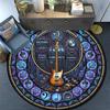 Musicians Legacy Round Area Rug Under Office Chairs Bedroom Living Room Home Decor