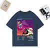 Rapper Kanye West Graduation Music Album vintage T Shirt Unisex WOMEN print streetwear Oversized short sleeve Cotton Unisex t shirt