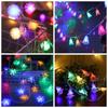 6m 40Led Christmas Light String Pinecone Cone Christmas Village Snowflake Christmas Decor Lamp  Bar