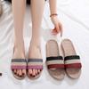 Cotton and Linen Non-Slip Home Slippers for Men and Women – Indoor Summer Slippers with Thick Bottom for Wooden Floors.