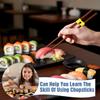 10 Pairs Reble Chopstick Helper, Chopstick Trainers for Beginners, Adult Straining Chopsticks Hinges Connector, Non-Slip Chopsticks Trainer